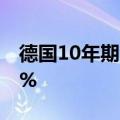 德国10年期国债收益率下跌5个基点至2.437%