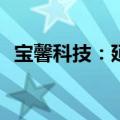 宝馨科技：延期回复年报问询函至6月21日