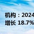 机构：2024 年 Q1 全球智能手机出货量同比增长 18.7%