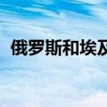 俄罗斯和埃及将在地中海水域举行联合演习