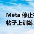 Meta 停止在欧盟 Facebook、Instagram 帖子上训练人工智能的计划