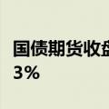 国债期货收盘涨跌不一 30年期主力合约涨0.13%