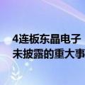 4连板东晶电子：公司及实控人不存在关于公司的应披露而未披露的重大事项