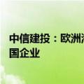 中信建投：欧洲海风装机有望爆发 产业链订单有望外溢至中国企业