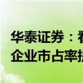 华泰证券：看好磷酸铁锂龙头及负极二线头部企业市占率提升