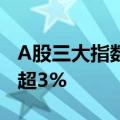 A股三大指数午间休盘涨跌不一，中国移动涨超3%