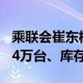 乘联会崔东树：全国乘用车市场6月末库存344万台、库存56天