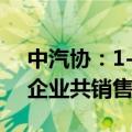 中汽协：1-6月销量排名前十位的MPV生产企业共销售34.2万辆