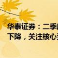 华泰证券：二季度公募基金与北向资金地产持仓占比均有所下降，关注核心资源充沛运营稳健房企