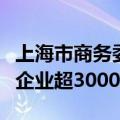 上海市商务委主任朱民：上海上半年新设外资企业超3000家