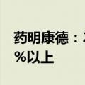 药明康德：2024年TIDES收入预计增速在60%以上