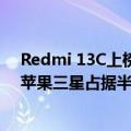 Redmi 13C上榜！Q2全球手机单品销量Top10榜单公布：苹果三星占据半壁江山