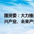 国资委：大力推进科技创新和产业创新，纵深推进战略性新兴产业、未来产业发展