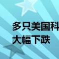 多只美国科技股在德国Tradegate交易平台大幅下跌