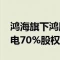 鸿海旗下鸿腾：拟以2.2亿元收购山东华云光电70%股权