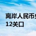 离岸人民币兑美元日内大涨超450点，收复7.12关口