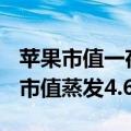 苹果市值一夜蒸发1609亿美元 美股七巨头总市值蒸发4.64万亿