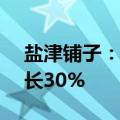 盐津铺子：上半年净利润3.19亿元，同比增长30%