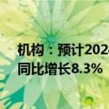 机构：预计2024年全球汽车MCU市场规模约109亿美元，同比增长8.3%