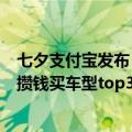 七夕支付宝发布《为爱奔富报告》，小米SU7上榜情侣最想攒钱买车型top3