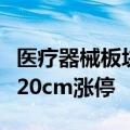 医疗器械板块开盘活跃，正海生物、奥精医疗20cm涨停