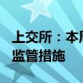 上交所：本周对172起证券异常交易行为采取监管措施