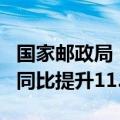 国家邮政局：7月中国快递发展指数为393.9，同比提升11.8%