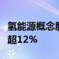 氢能源概念股午后异动，厚普股份直线拉升涨超12%