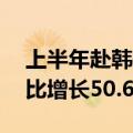 上半年赴韩外国学生人数首次突破20万，同比增长50.6%