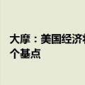 大摩：美国经济将实现软着陆，预计美联储今年三次降息25个基点