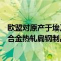 欧盟对原产于埃及、印度、日本和越南的铁、非合金或其他合金热轧扁钢制品发起反倾销调查