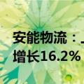 安能物流：上半年营业收入52.89亿元，同比增长16.2%