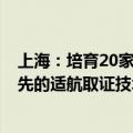 上海：培育20家左右低空运营服务领军企业、3-5家行业领先的适航取证技术服务机构