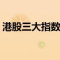 港股三大指数均涨超2%，京东物流涨超19%