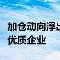 加仓动向浮出水面，长线资金青睐资源及医药优质企业