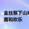 金丝猴下山串门村民热情款待：给村民带来惊喜和欢乐