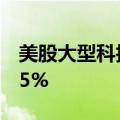 美股大型科技股盘前多数上涨，亚马逊涨0.85%