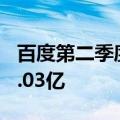 百度第二季度营收339亿元 百度APP月活达7.03亿