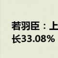 若羽臣：上半年营业收入7.87亿元，同比增长33.08%