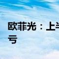 欧菲光：上半年净利润3914.45万元，同比扭亏