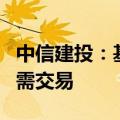 中信建投：基建投资增速提升，建议关注扩内需交易