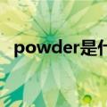 powder是什么意思（power是什么意思）