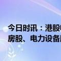 今日时讯：港股收评：三大指数收涨！黄金股全天强势，内房股、电力设备股下挫