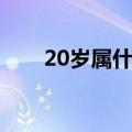 20岁属什么生肖（22岁属什么生肖）