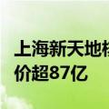 上海新天地核心区商住地块遴选实施主体，底价超87亿