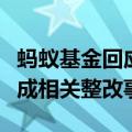 蚂蚁基金回应监管整改要求：积极配合，已完成相关整改事项