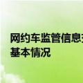 网约车监管信息交互系统发布2024年8月份网约车行业运行基本情况