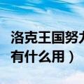 洛克王国努力值加满是多少（洛克王国努力值有什么用）