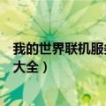 我的世界联机服务器地址大全图（我的世界联机服务器地址大全）