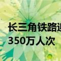 长三角铁路迎来返程客流高峰，预计今日发送350万人次